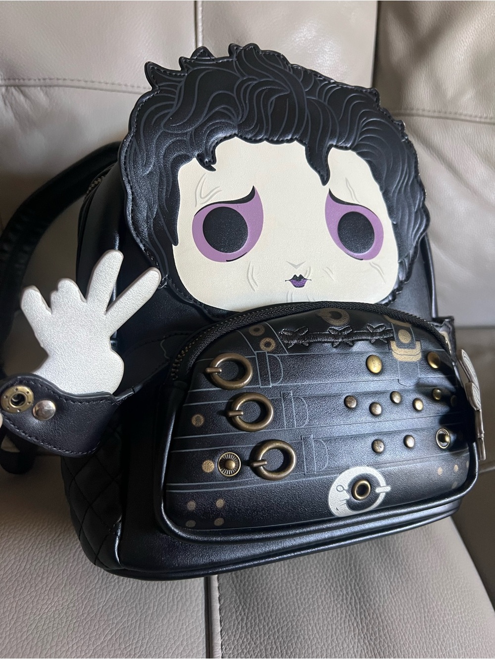 NYCC Virtual Con Loungefly Edward Scissorhands Funko Pop Cosplay Mini Backpack - Picture 15 of 15